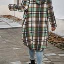  Love Kuza Plaid Hooded Comfort Shirt Jacket