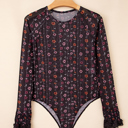  Love Kuza - Midnight Petals Lace Bodysuit