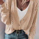  Love Kuza - Vanilla Lace Knit Cardigan