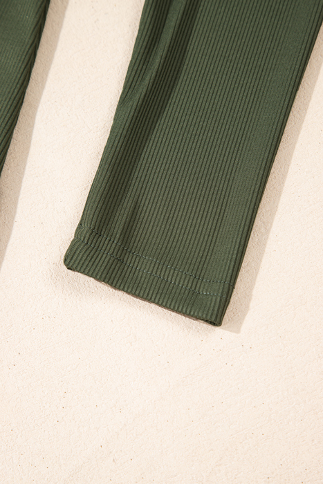 Love Kuza - Evergreen Charm Ribbed Dress