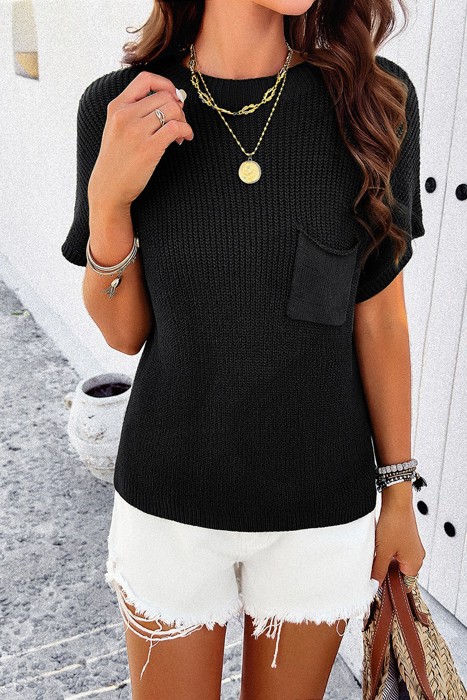 Love Kuza Off Duty Knit Top