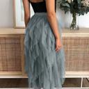  Love Kuza Tulle Tulle Tiered Maxi Skirt