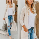  Love Kuza Waffle Drape Cardigan