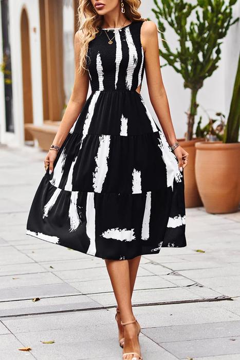 Love Kuza Canvas Couture Tiered Dress