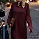  Love Kuza Chunky Turtleneck Sweater Dress