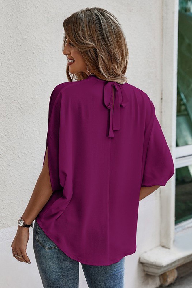 Love Kuza Luxe Drapes Blouse