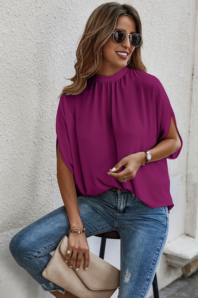 Love Kuza Luxe Drapes Blouse