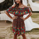  Love Kuza Bohemian Bloom Border Dress