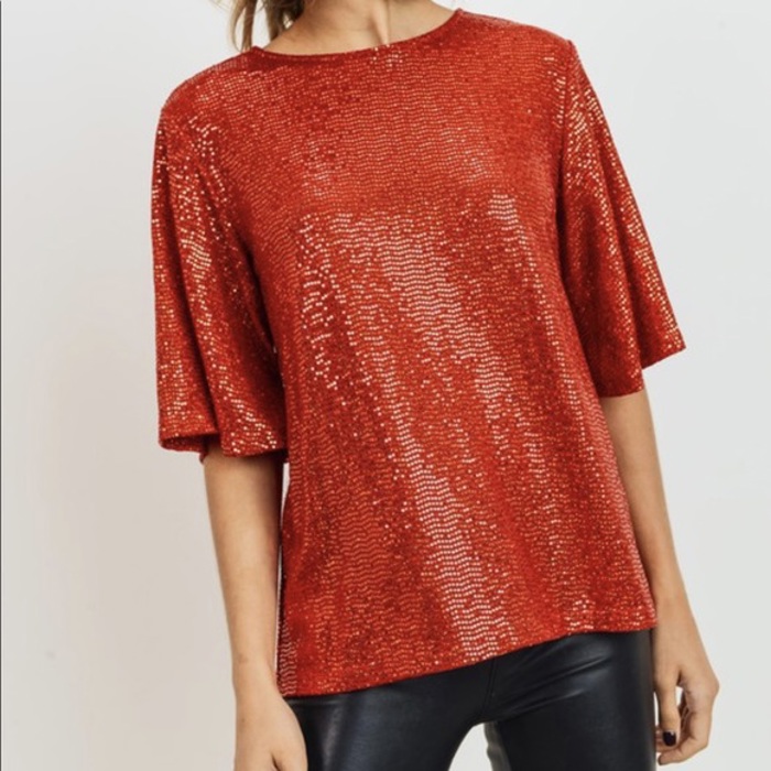 Love Kuza Belong - Spark of Joy Sequin Top