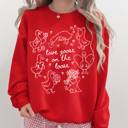  Valentine Goose Sweatshirt, Love Goose on the Loose Sweatshirt, Funny Valentines Day Shirt, Womens Valentine Gift, Love Tshirt, Heart Shirt