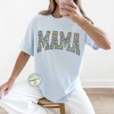  Floral Mama Shirt, Spring Flowers Mama Tshirt, Mothers Day Gift, Mothers Day Shirt, Boho Flower Mom Tee
