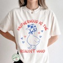  Motherhood is the Realest Hood Shirt, Funny Mom Shirt, Mom LIfe Tshirt, Mothers Day Gift, Trendy Mama Graphic Tee