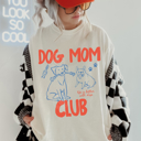  Dog Mom Club Shirt, Comfort Colors® Dog Mom Tshirt, Retro Dog Mom Tee, Gift for Dog Lover