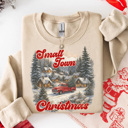  Vintage Small Town Christmas Sweatshirt, Retro Holiday Sweater, Winter Sweatshirt, Merry Christmas Shirt