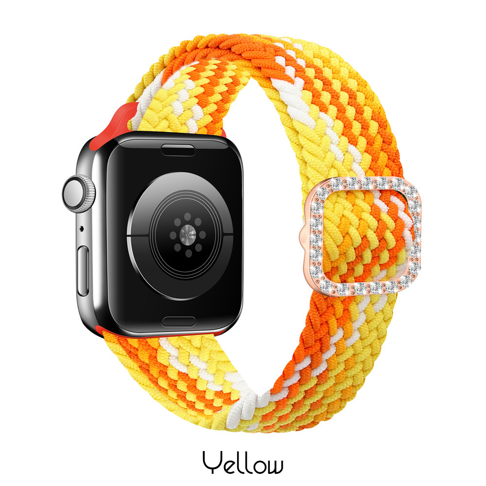 Nylon Elastic Band for Apple Watch 38/40/41mm and 42/44/45/46/49mm All Series