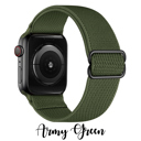  Nylon Elastic Band for Apple Watch 38/40/41mm and 42/44/45/46/49mm All Series in different colors