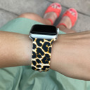  Leopard Silicone Band for Apple Watch 38/40/41mm and 42/44/45/46/49mm All Series