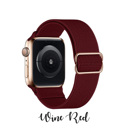  Nylon Elastic Band for Apple Watch 38/40/41mm and 42/44/45/46/49mm All Series in different colors