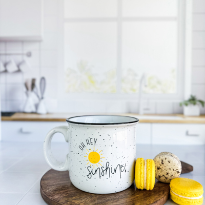 Oh Hey Sunshine Campfire Coffee Mug