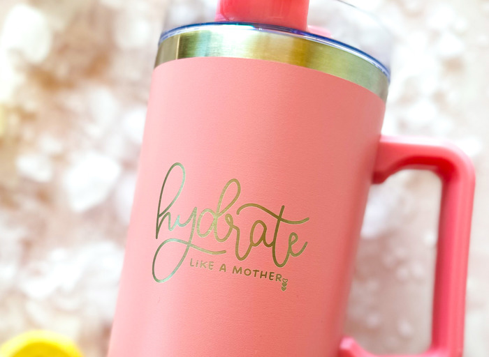 Hydrate Like a Mother | 40 oz Stainless Steel Tumbler