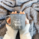  Sweater Weather | Campfire Coffee Mug | Fall Mug | Ceramic | Dishwasher and Microwave Safe | 15 oz