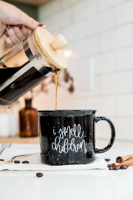 I Smell Children | Campfire Coffee Mug | Halloween | Fall Mug | Ceramic | Dishwasher and Microwave Safe | 15 oz
