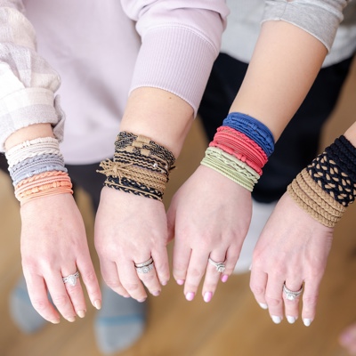 Boho Hair Tie Bracelets