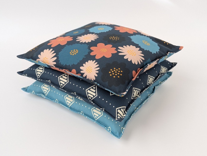 Personalized Square Rice Bag | 9 x 9 inches