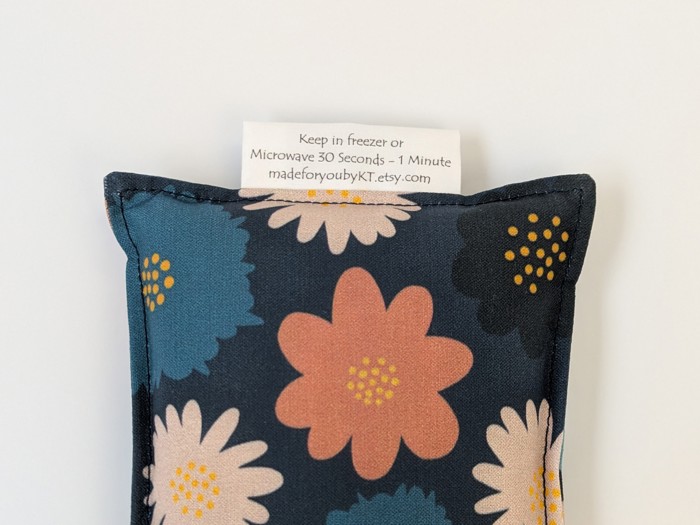 Personalized Headache & Eye Rice Bag | 4.5 x 10 inches