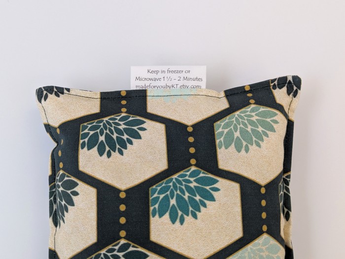 Personalized Rectangle Rice Bag | 6 x 12 inches