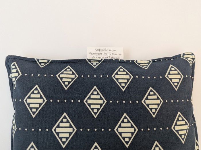 Personalized Square Rice Bag | 9 x 9 inches