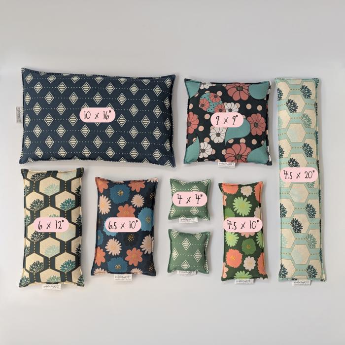 Personalized Rectangle Rice Bag | 6 x 12 inches