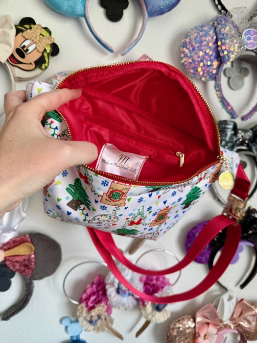 Four Parks Christmas Overlay Fanny Pack/Belt Bag