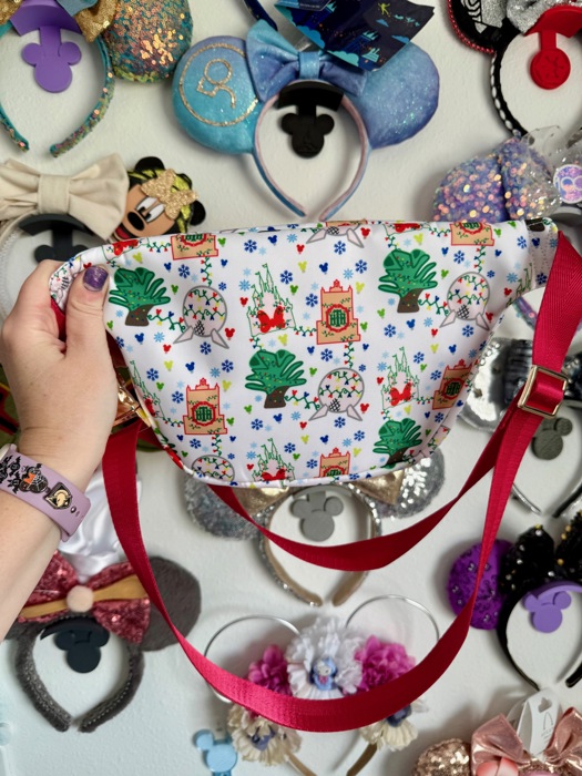 Four Parks Christmas Overlay Fanny Pack/Belt Bag