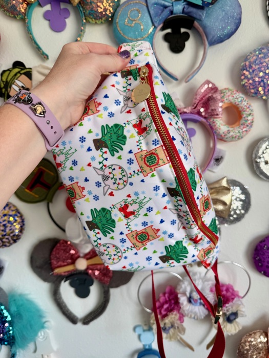 Four Parks Christmas Overlay Fanny Pack/Belt Bag