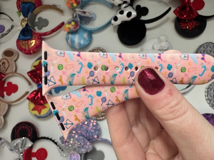 Princess Icons Watch Band for Replacement Apple Watches -- Size 42/44/45mm m/l ONLY