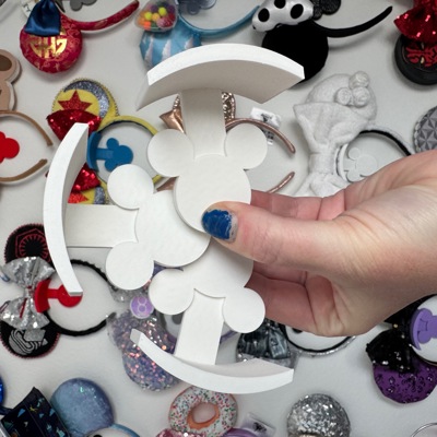 Wall Mounted Mouse Head Ear Hangers | Set Of 3