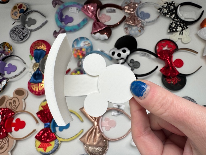Wall Mounted Mouse Head Ear Hangers | Set Of 3