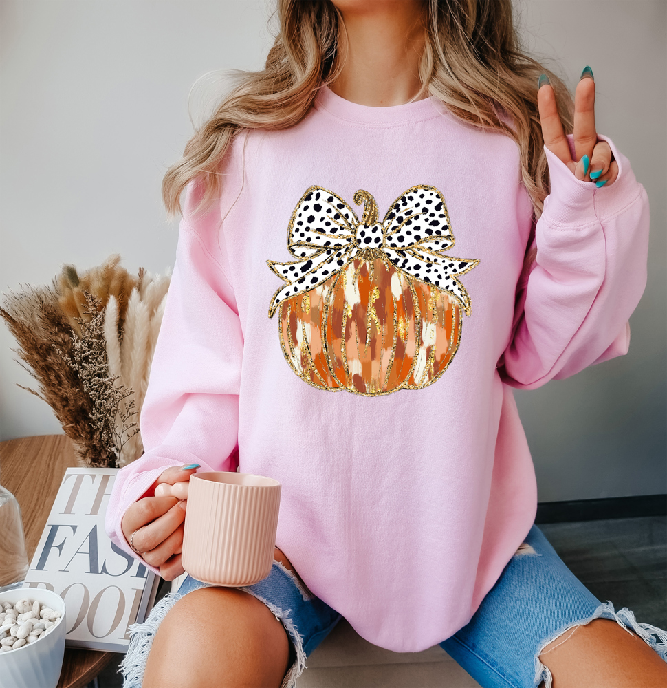 Colorful Pumpkin Women's Sweatshirt