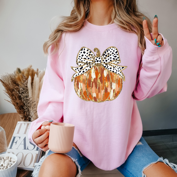 Colorful Pumpkin Women's Sweatshirt