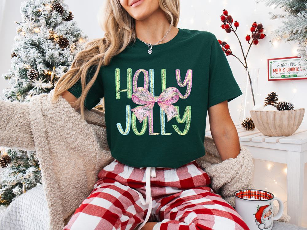 Holly Jolly Christmas Graphic Tee