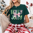  Holly Jolly Christmas Graphic Tee