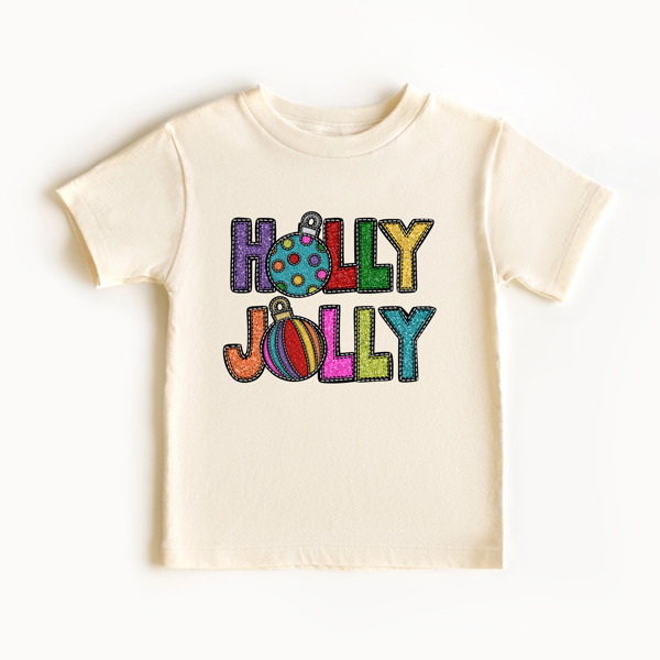 Youth Holly Jolly Graphic Christmas Tee