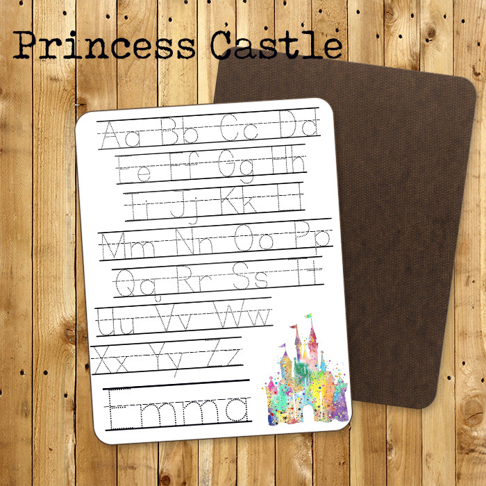 Personalized Name Dry Erase Tracing Boards