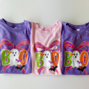  Girl's Halloween Boo Shirt