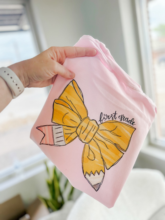 Youth Grade Level Bow Tees