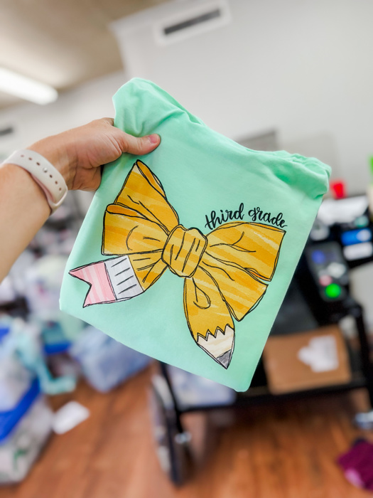Youth Grade Level Bow Tees
