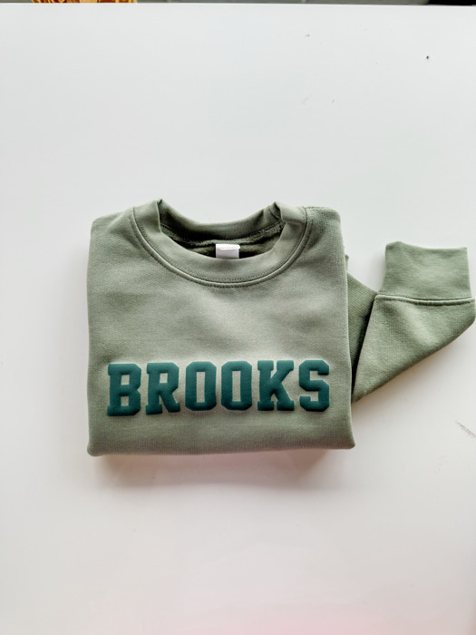 Boy's Puff Name Sweatshirt