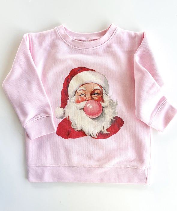 Santa Bubblegum Youth Sweatshirt