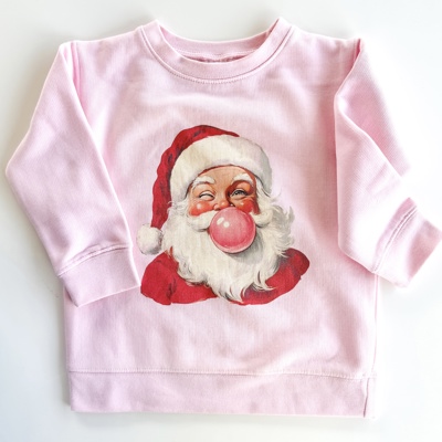 Santa Bubblegum Youth Sweatshirt